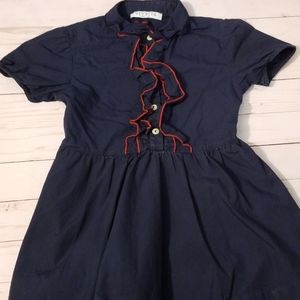 Vivetta Navy & red girls dress